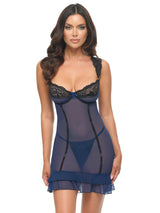Oh La La Cheri - Amanda Sheer Lace Babydoll - Boutique Séduction