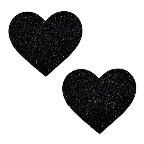 Pasties (2) - Neva Nude - Black Glitter Neva Nude - Boutique Séduction