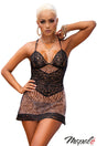 Snake print babydoll Mapalé - Boutique Séduction