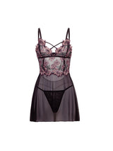 Oh La La Cheri - Adela Floral Sheer Babydoll - Boutique Séduction