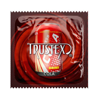 Condom Lubricated Flavored - TRUSTEX Trustex - Boutique Séduction