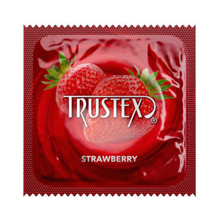 Condom Lubricated Flavored - TRUSTEX Trustex - Boutique Séduction