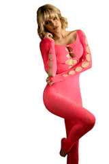 Killer Legs - Prey on Me Leopard Footless Jumpsuit - Boutique Séduction