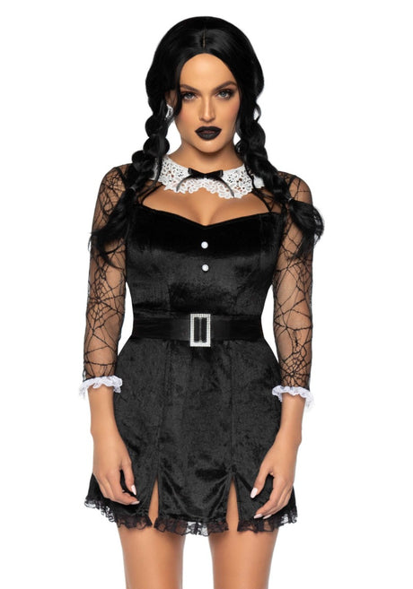 WEDNESDAY HOTTIE Halloween Costume 2pcs - LEG AVENUE Leg Avenue - Boutique Séduction