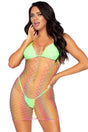 Rainbow Net Mini Dress - LEG AVENUE Leg Avenue - Boutique Séduction