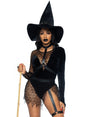 CRAFTY WITCH Halloween Costume 3pcs - LEG AVENUE Leg Avenue - Boutique Séduction