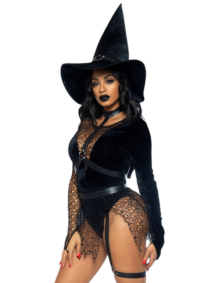 CRAFTY WITCH Halloween Costume 3pcs - LEG AVENUE Leg Avenue - Boutique Séduction