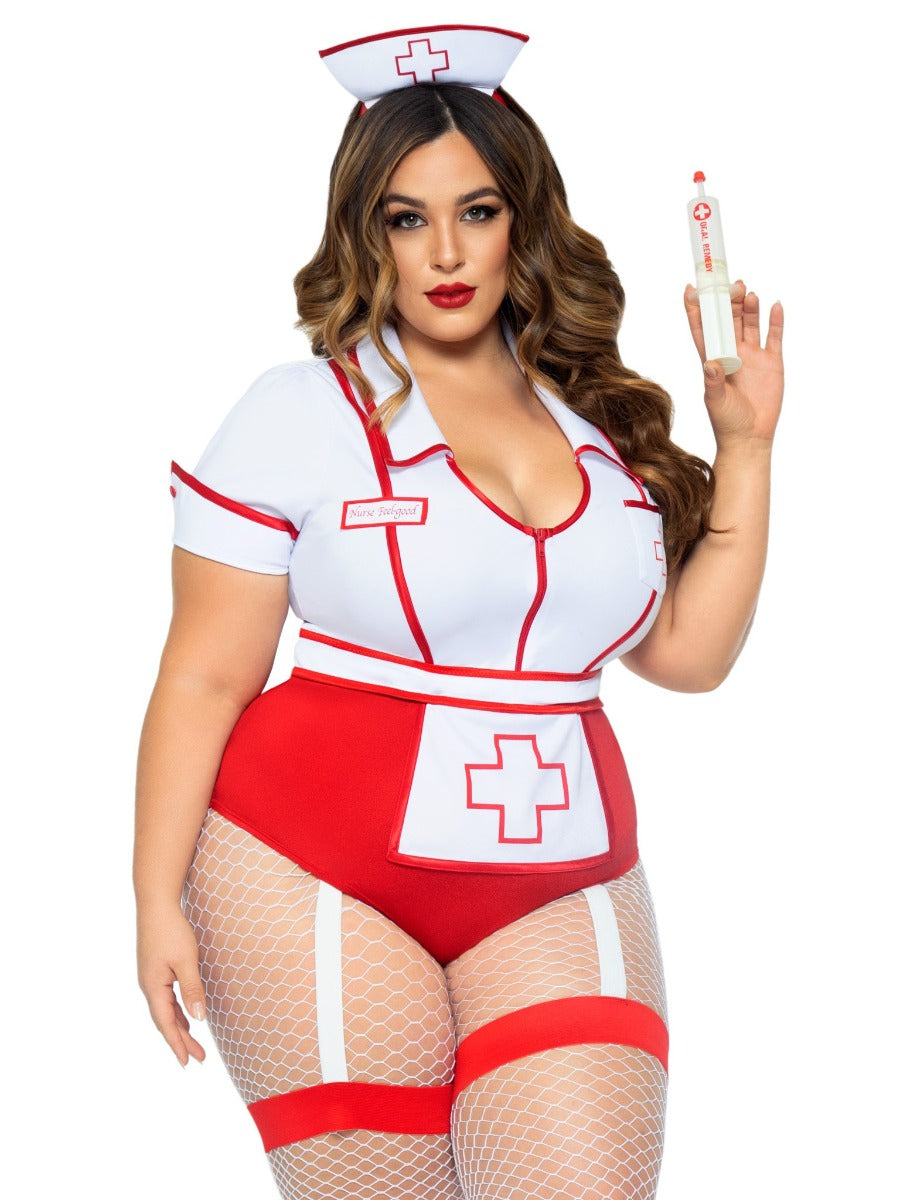 NURSE FEELGOOD Nurse Costume - LEG AVENUE Leg Avenue - Boutique Séduction