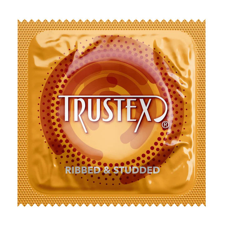 Condom Ribbed & Studded - TRUSTEX Trustex - Boutique Séduction