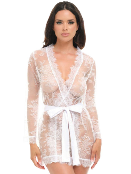 Amore Peignoir Courte en Dentelle