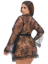 Amore Peignoir Courte en Dentelle