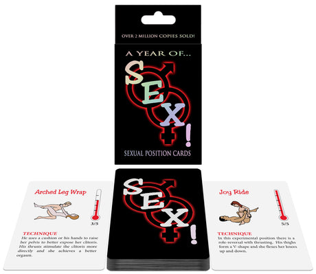 A YEAR OF... SEX! Sexual Position Cards Game - KHEPER GAME Kheper Games - Boutique Séduction