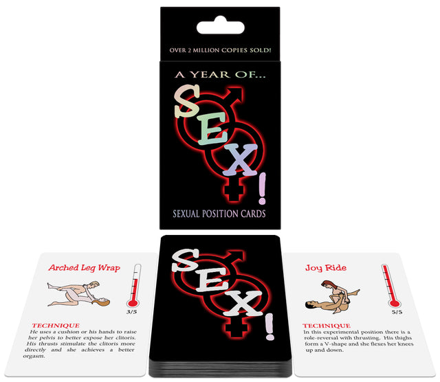 A YEAR OF... SEX! Sexual Position Cards Game - KHEPER GAME Kheper Games - Boutique Séduction