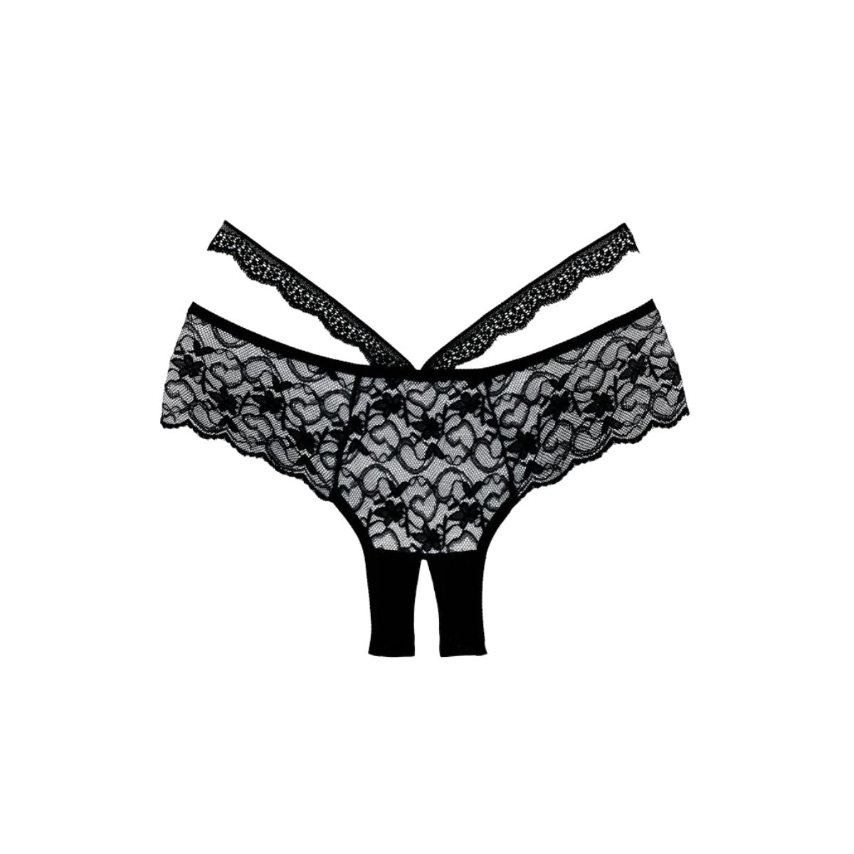 Adore Heartbreaker Crotchless Lace Panty