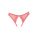 Adore Mirabelle Plum Crotchless Panty