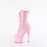 Holographic Lace-Ankle Boot 7" Heel Pleaser Shoes - Boutique Séduction