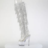 Pleaser Shoes - Rhinestone Fringes Boot 7" Heel - Boutique Séduction