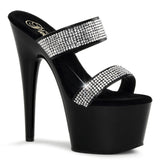 Platform Sandals Adore W/Jewels 7" Heel Pleaser Shoes - Boutique Séduction
