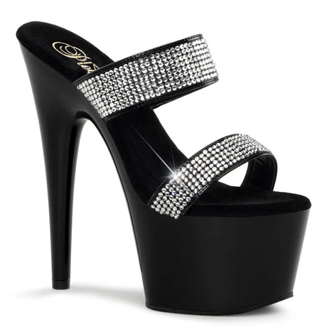 Platform Sandals Adore W/Jewels 7" Heel Pleaser Shoes - Boutique Séduction