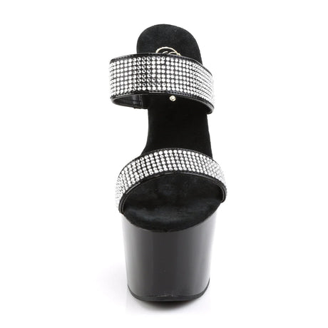 Platform Sandals Adore W/Jewels 7" Heel Pleaser Shoes - Boutique Séduction