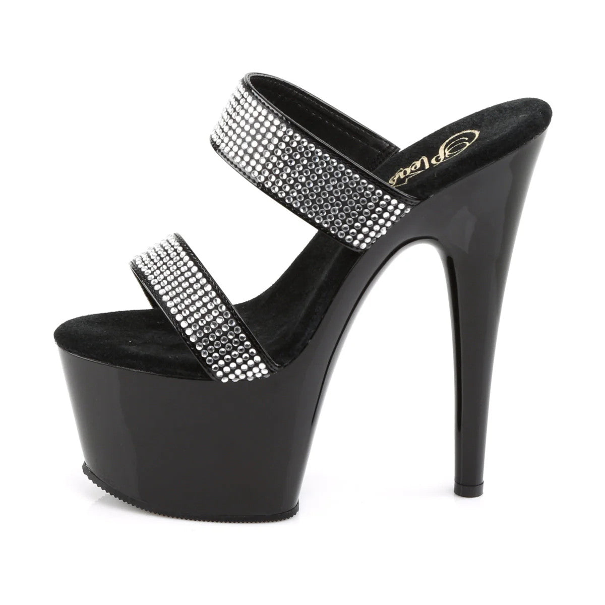 Platform Sandals Adore W/Jewels 7" Heel Pleaser Shoes - Boutique Séduction