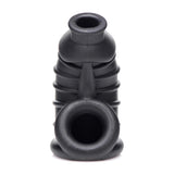 Master Series - Dark Chamber Silicone Chastity Cage - Boutique Séduction