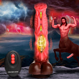 Deluxe Centaur Dildo Vibrant & Va-et-Vient en Silicone