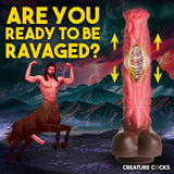 Deluxe Centaur Dildo Vibrant & Va-et-Vient en Silicone