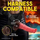 Deluxe Centaur Dildo Vibrant & Va-et-Vient en Silicone