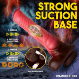 Deluxe Centaur Dildo Vibrant & Va-et-Vient en Silicone