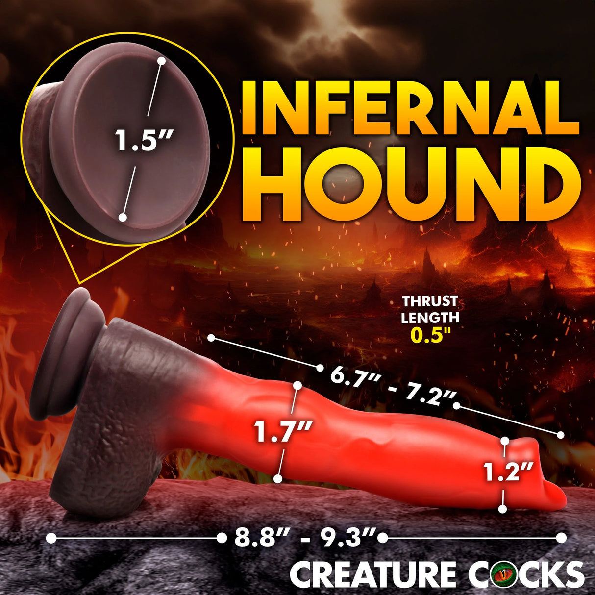 Ramming Hound Dildo Vibant & Va-et-Vient