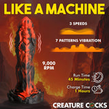 Inferno Cock Dildo Vibrant en Silicone