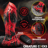 Inferno Cock Dildo Vibrant en Silicone