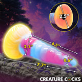 Unicorn Glow-in-the-Dark Vibrating Dildo