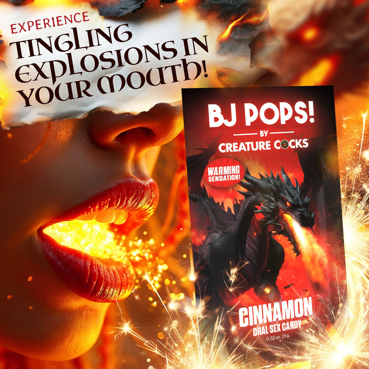 BJ Pops! Cinnamon Oral Sex Candy