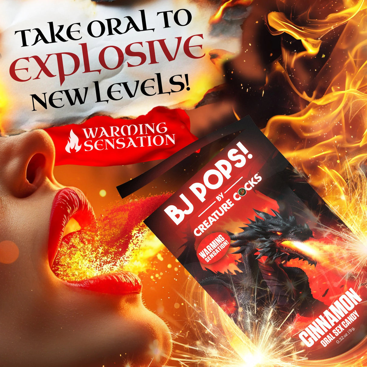 BJ Pops! Cinnamon Oral Sex Candy