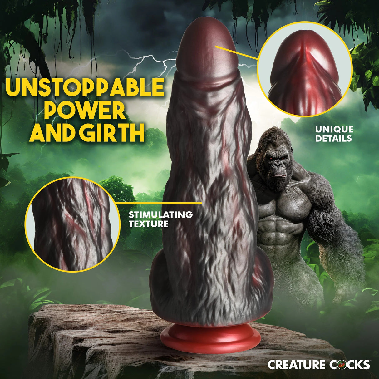 King Kong Dildo en Silicone