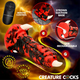 Red Talon Dildo Vibrant en Silicone