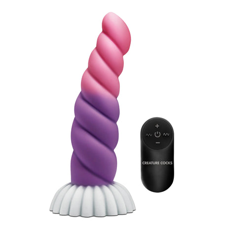 Cloud Rider Vibrating Silicone Dildo