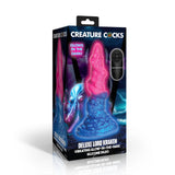 Deluxe Lord Kraken Vibrating Glow-in-the-Dark Dildo
