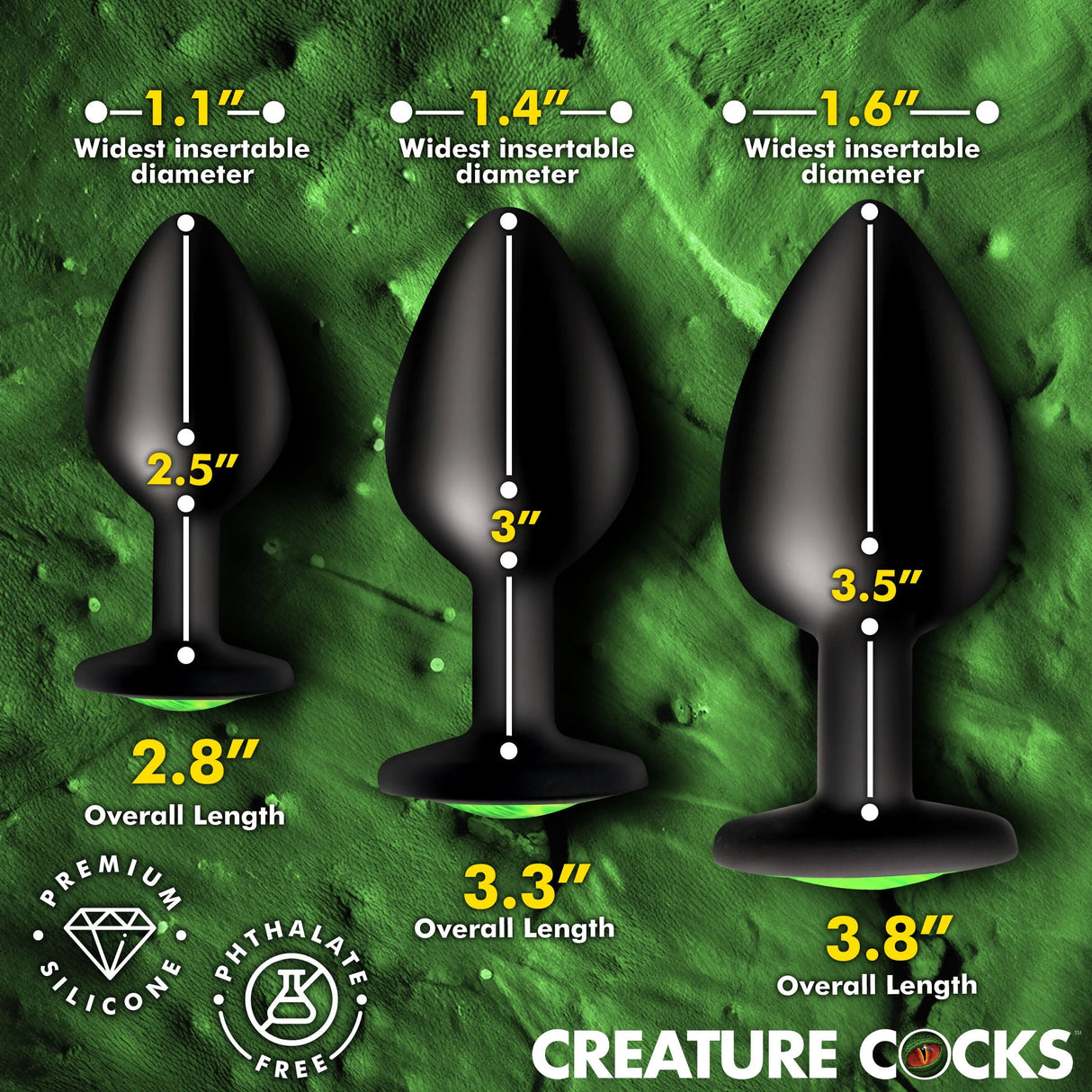 Creature Eye Silicone Butt Plug