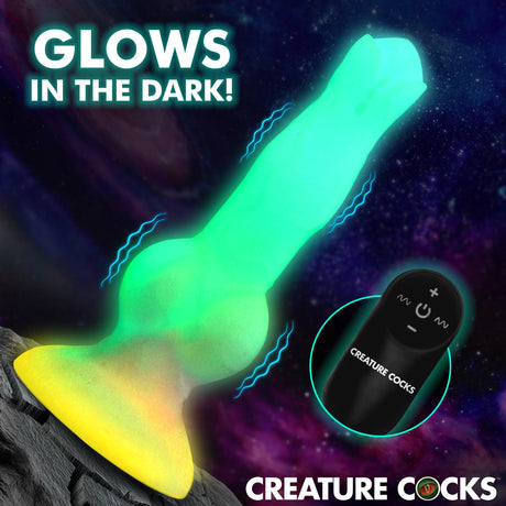 Astro Cock Vibrating Glow-in-the-Dark Dildo