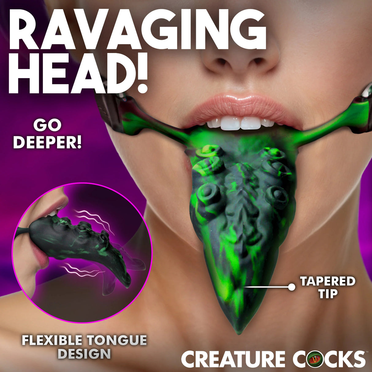 Stimulateur Oral Dragon's Lick Vibrant