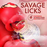 Vibrateur Lick Lasher à Double Stimulation