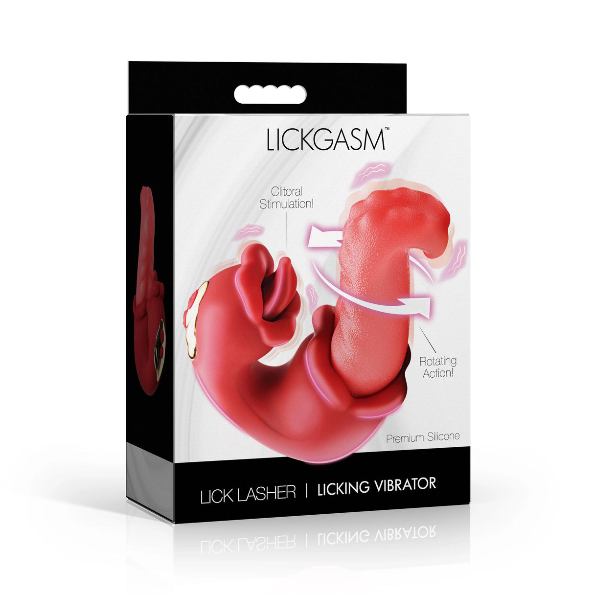 Vibrateur Lick Lasher à Double Stimulation