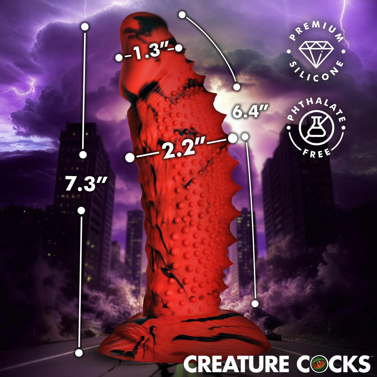 Dildo Gojira en Silicone