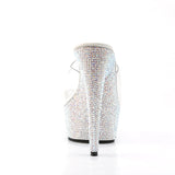 Jeweled Platform Sandals 6" Heel Pleaser Shoes - Boutique Séduction
