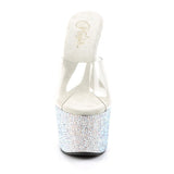 Pleaser Shoes - Paltform Sandals Bejeweled 7" Heel - Boutique Séduction