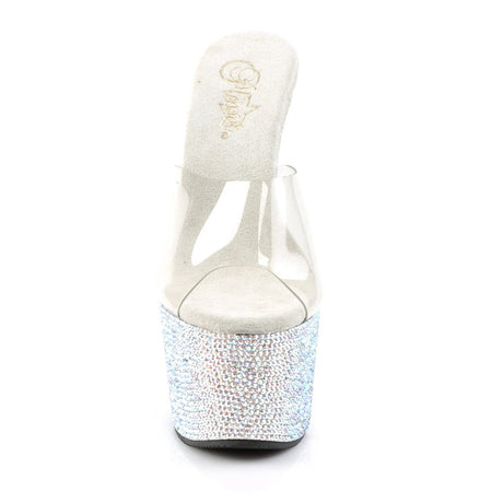Pleaser Shoes - Paltform Sandals Bejeweled 7" Heel - Boutique Séduction