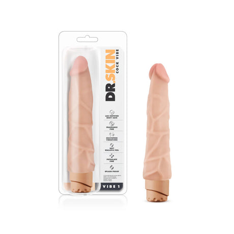 Dr. Skin - Vibe1 9in Realistic Vibrator - Boutique Séduction